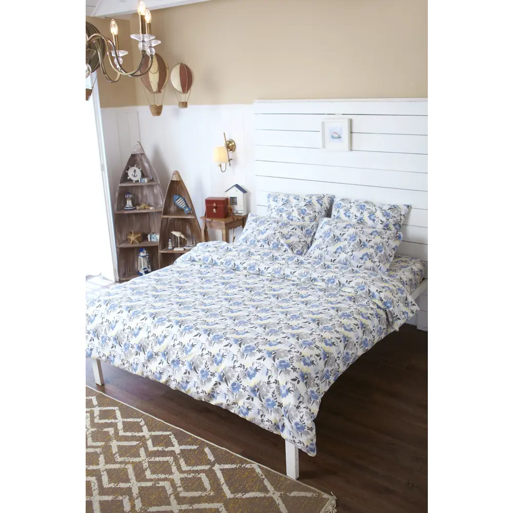 Фото 4 Комплект постельного белья евро Tm Textile Весна FL_047, цвет разноцветный Фото 4 Комплект постельного белья евро Tm Textile Весна FL_047, цвет разноцветный