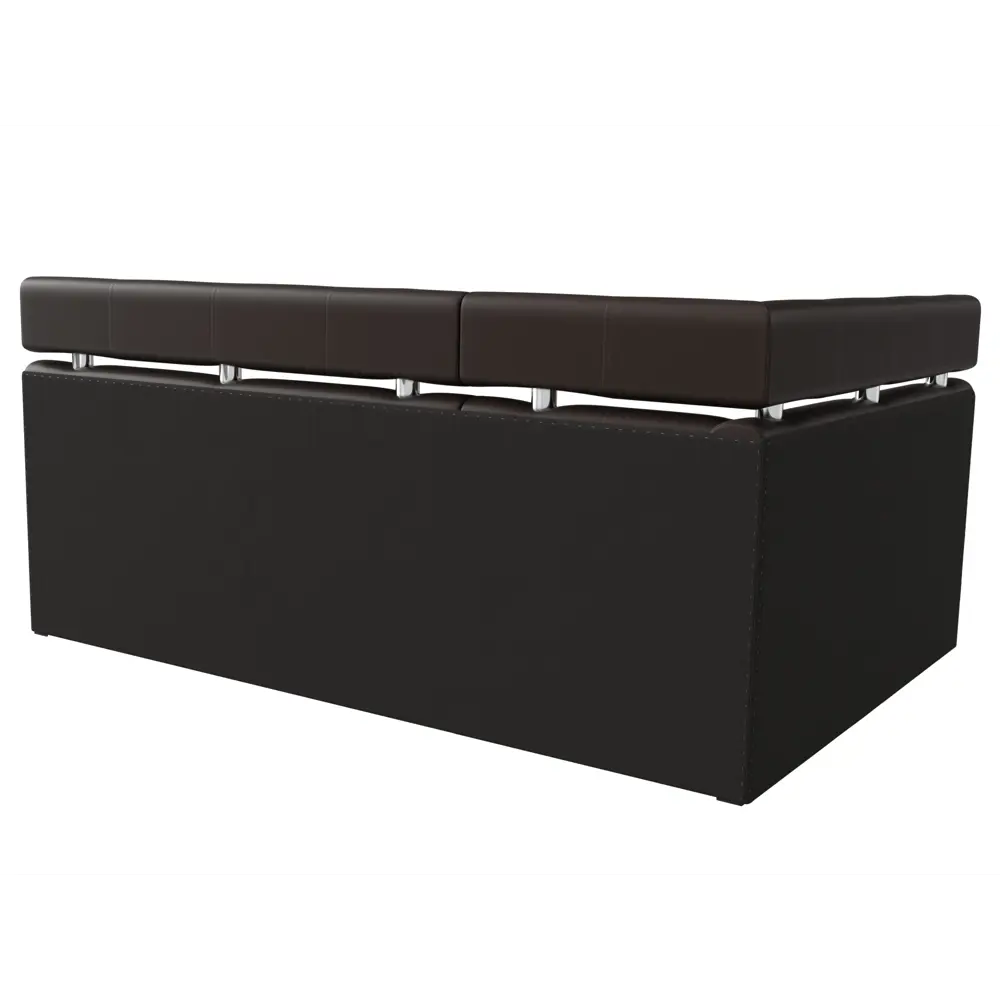 Фото 6 Диван кухонный угловой Классик левый угол Лига диванов 118001L 192x90x121 см экокожа цвет коричневый