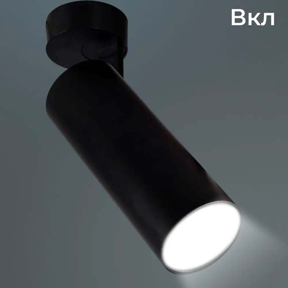 Фото 7 Светильник накладной Citilux Тубус CL01B181N LED поворотный Черный Фото 7 Светильник накладной Citilux Тубус CL01B181N LED поворотный Черный