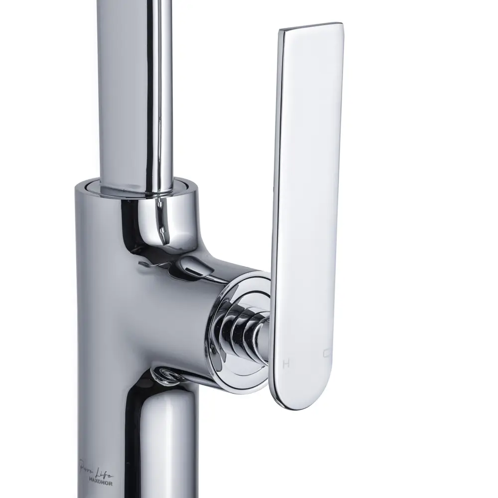 Фото 3 Смеситель для кухни Maxonor pure life PL4086 поворотный излив 25.5 см цвет хром, хромированный Фото 3 Смеситель для кухни Maxonor pure life PL4086 поворотный излив 25.5 см цвет хром, хромированный