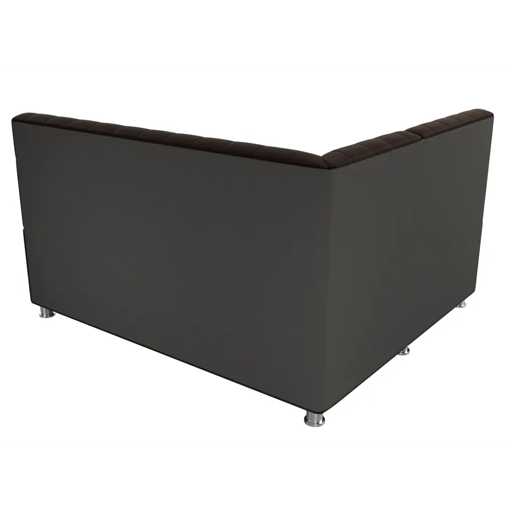 Фото 2 Диван кухонный угловой Мирта левый угол Лига диванов 107598L 152x89x126 см микровельвет цвет коричневый