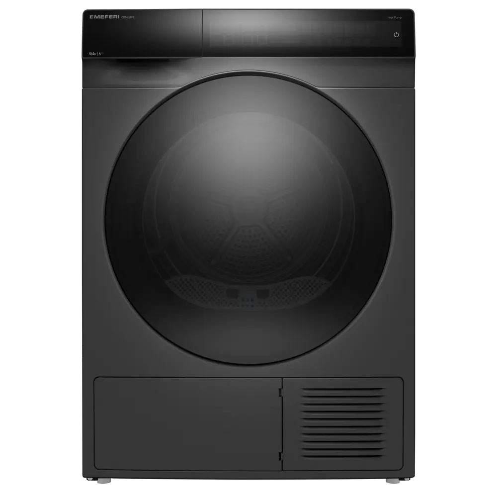 Фото 10 Сушильная машина Meferi MDR1016GR HP COMFORT с инвертором и тепловым насосом 50x85x56 цвет серый/серебристый Фото 10 Сушильная машина Meferi MDR1016GR HP COMFORT с инвертором и тепловым насосом 50x85x56 цвет серый/серебристый