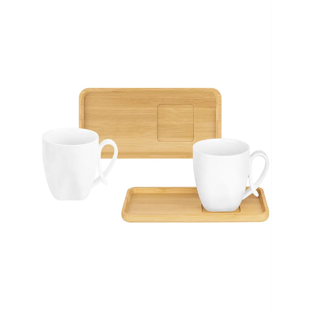 Фото 4 Кружка 300 мл Elan gallery Айсберг фарфор цвет белый/коричневый 2шт Фото 4 Кружка 300 мл Elan gallery Айсберг фарфор цвет белый/коричневый 2шт