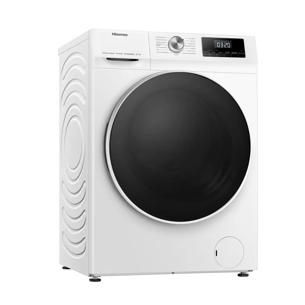 Фото Стиральная машина Hisense Wdqa8014vm 59.5x84.5x51см 8 кг цвет белый Фото Стиральная машина Hisense Wdqa8014vm 59.5x84.5x51см 8 кг цвет белый