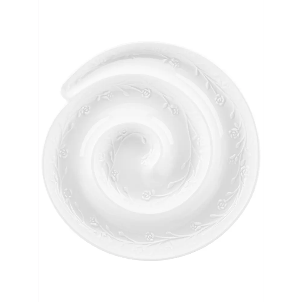 Фото 9 Блюдо сервировочное Elan Gallery Улитка веточки-цветочки 24x24 см фарфор цвет белый Фото 9 Блюдо сервировочное Elan Gallery Улитка веточки-цветочки 24x24 см фарфор цвет белый