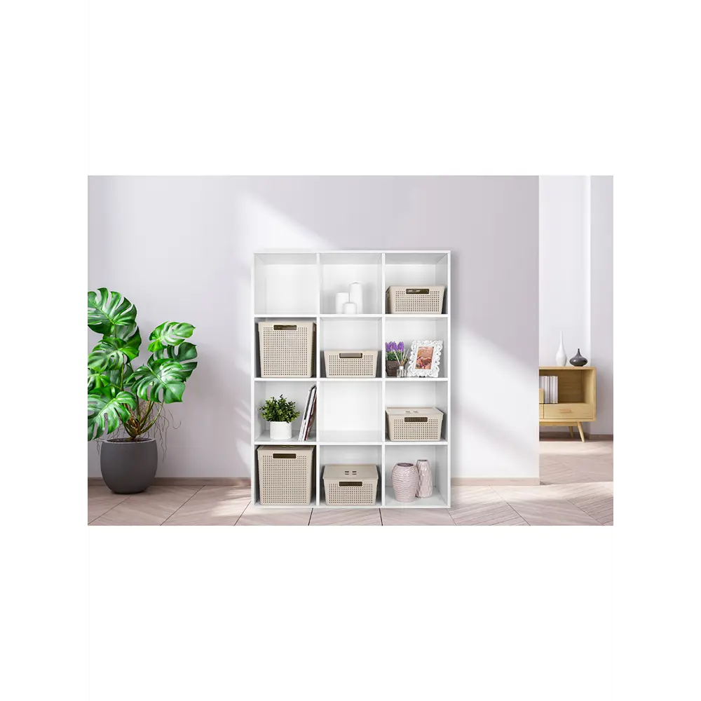 Фото 7 Корзина для хранения 29.4x29.4x30 см Violet Лофт полипропилен цвет светлый орех Фото 7 Корзина для хранения 29.4x29.4x30 см Violet Лофт полипропилен цвет светлый орех