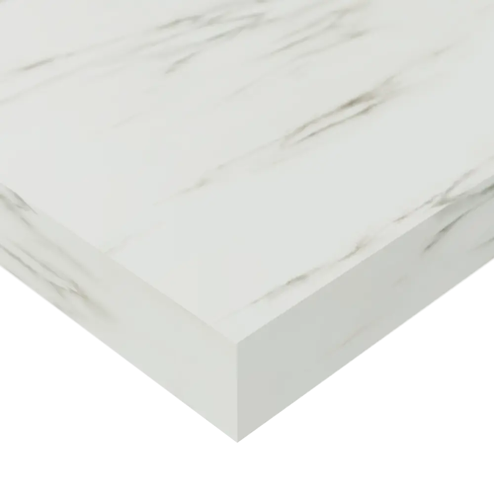 Фото 4 Полка настенная Spaceo White Marble 80x23.5 см МДФ цвет белый мрамор Фото 4 Полка настенная Spaceo White Marble 80x23.5 см МДФ цвет белый мрамор