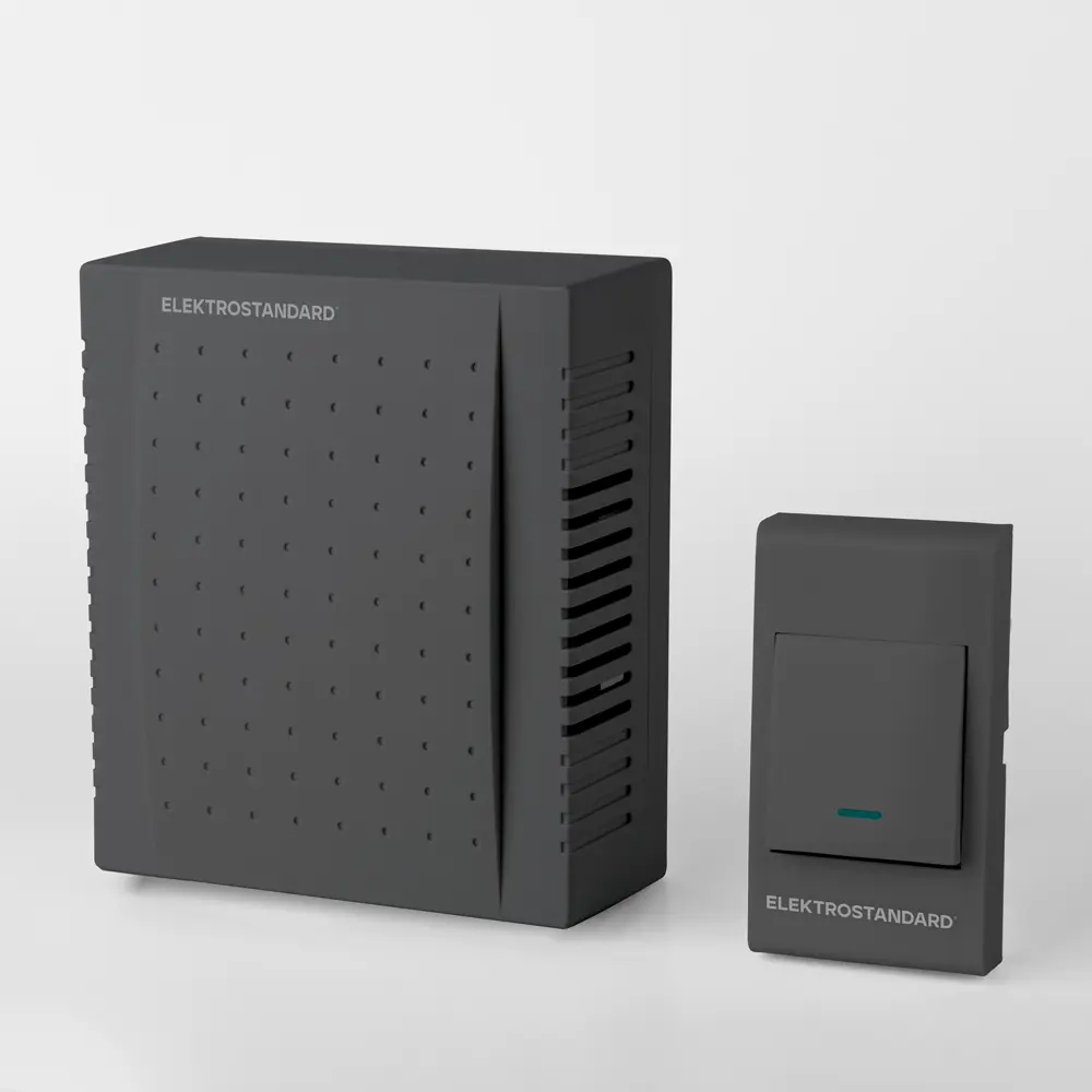 Фото 3 Дверной звонок беспроводной Elektrostandard 1M DBQ26M WM 1 мелодия цвет черный Фото 3 Дверной звонок беспроводной Elektrostandard 1M DBQ26M WM 1 мелодия цвет черный