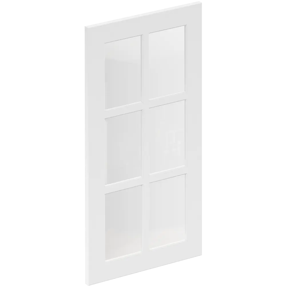 Фото 2 Фасад-витрина кухонного шкафа Ньюпорт 39.7x76.5 см KONSENSA МДФ цвет белый Фото 2 Фасад-витрина кухонного шкафа Ньюпорт 39.7x76.5 см KONSENSA МДФ цвет белый