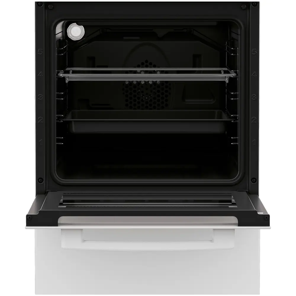 Фото Электрическая плита с духовкой Hotpoint 490126 50x85x60 см цвет белый Фото Электрическая плита с духовкой Hotpoint 490126 50x85x60 см цвет белый