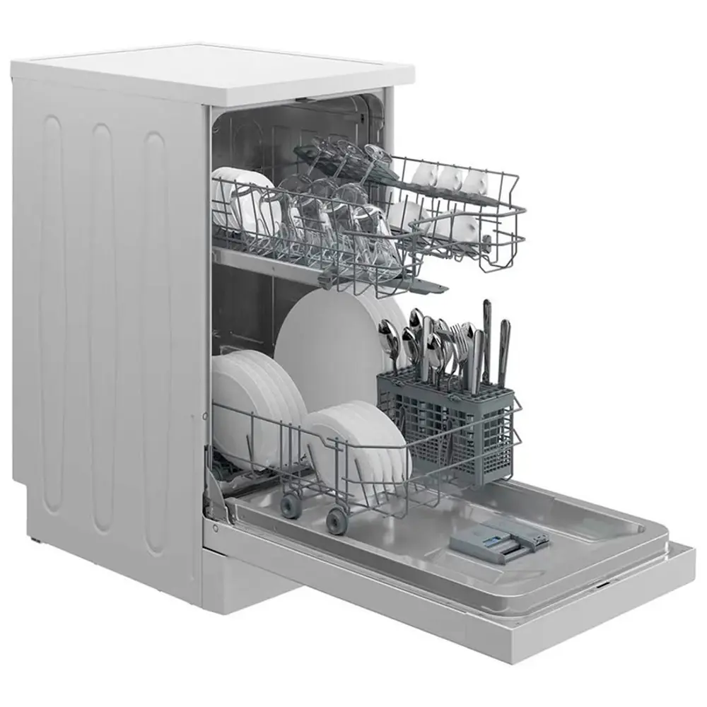 Фото Отдельностоящая посудомоечная машина Hotpoint HFS 1C57 S 5 программ 44.8 см цвет серебристый Фото Отдельностоящая посудомоечная машина Hotpoint HFS 1C57 S 5 программ 44.8 см цвет серебристый