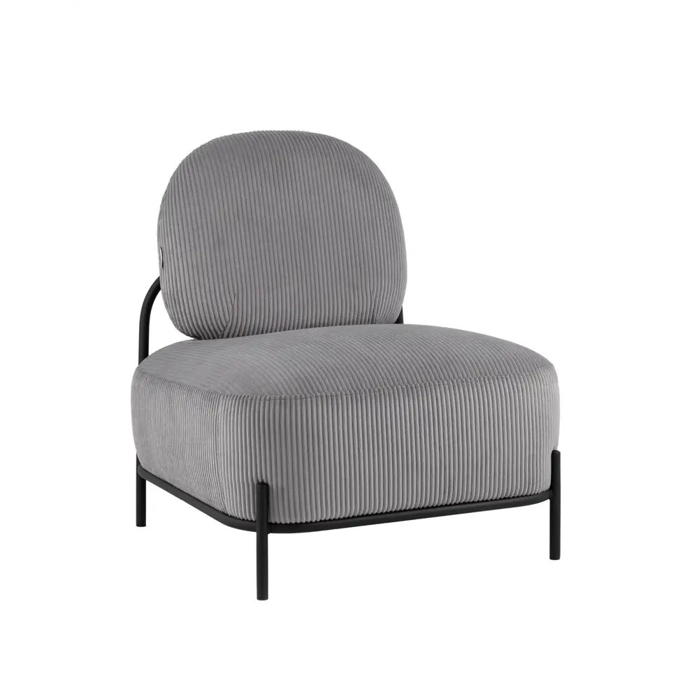 Фото 3 Кресло Stool group Стоун 71x78x68 см велюр цвет светло-серый Фото 3 Кресло Stool group Стоун 71x78x68 см велюр цвет светло-серый