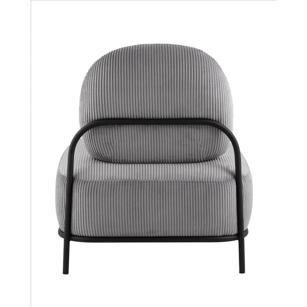 Фото Кресло Stool group Стоун 71x78x68 см велюр цвет светло-серый Фото Кресло Stool group Стоун 71x78x68 см велюр цвет светло-серый