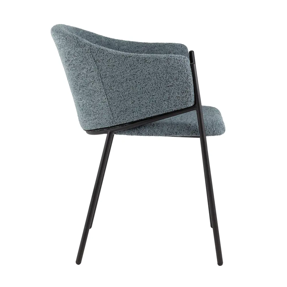 Фото 6 Стул Stool group Carmel 49x79x60 см ткань цвет голубой Фото 6 Стул Stool group Carmel 49x79x60 см ткань цвет голубой