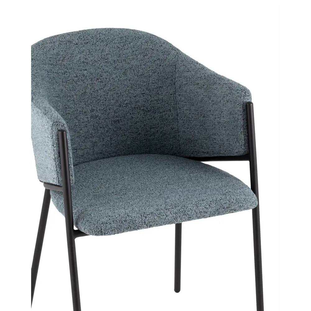 Фото Стул Stool group Carmel 49x79x60 см ткань цвет голубой Фото Стул Stool group Carmel 49x79x60 см ткань цвет голубой