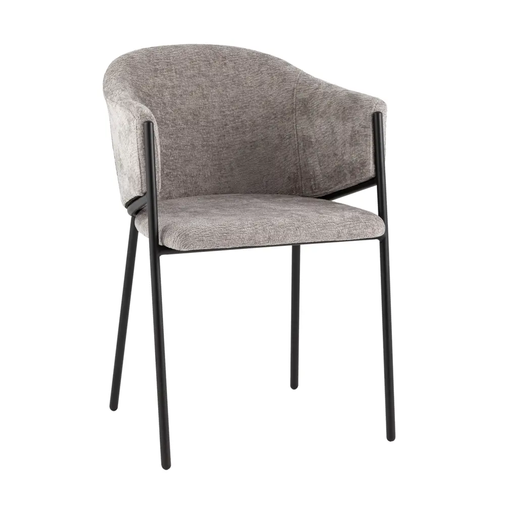 Фото 7 Стул Stool group Carmel 49x79x60 см шенилл цвет серый Фото 7 Стул Stool group Carmel 49x79x60 см шенилл цвет серый