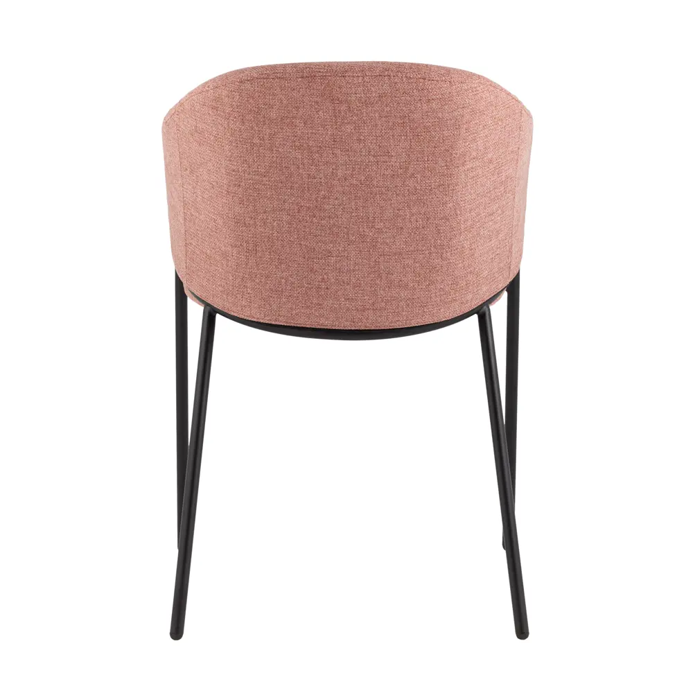 Фото 2 Стул Stool group Carmel 49x79x60 см шенилл цвет пыльно-розовый 2 шт. Фото 2 Стул Stool group Carmel 49x79x60 см шенилл цвет пыльно-розовый 2 шт.