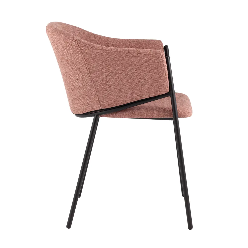 Фото Стул Stool group Carmel 49x79x60 см шенилл цвет пыльно-розовый 2 шт. Фото Стул Stool group Carmel 49x79x60 см шенилл цвет пыльно-розовый 2 шт.