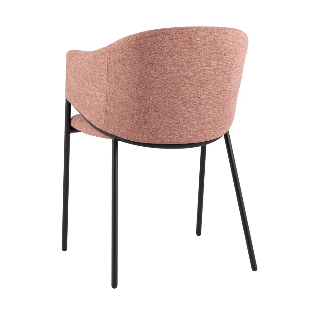 Фото 7 Стул Stool group Carmel 49x79x60 см шенилл цвет пыльно-розовый 2 шт. Фото 7 Стул Stool group Carmel 49x79x60 см шенилл цвет пыльно-розовый 2 шт.