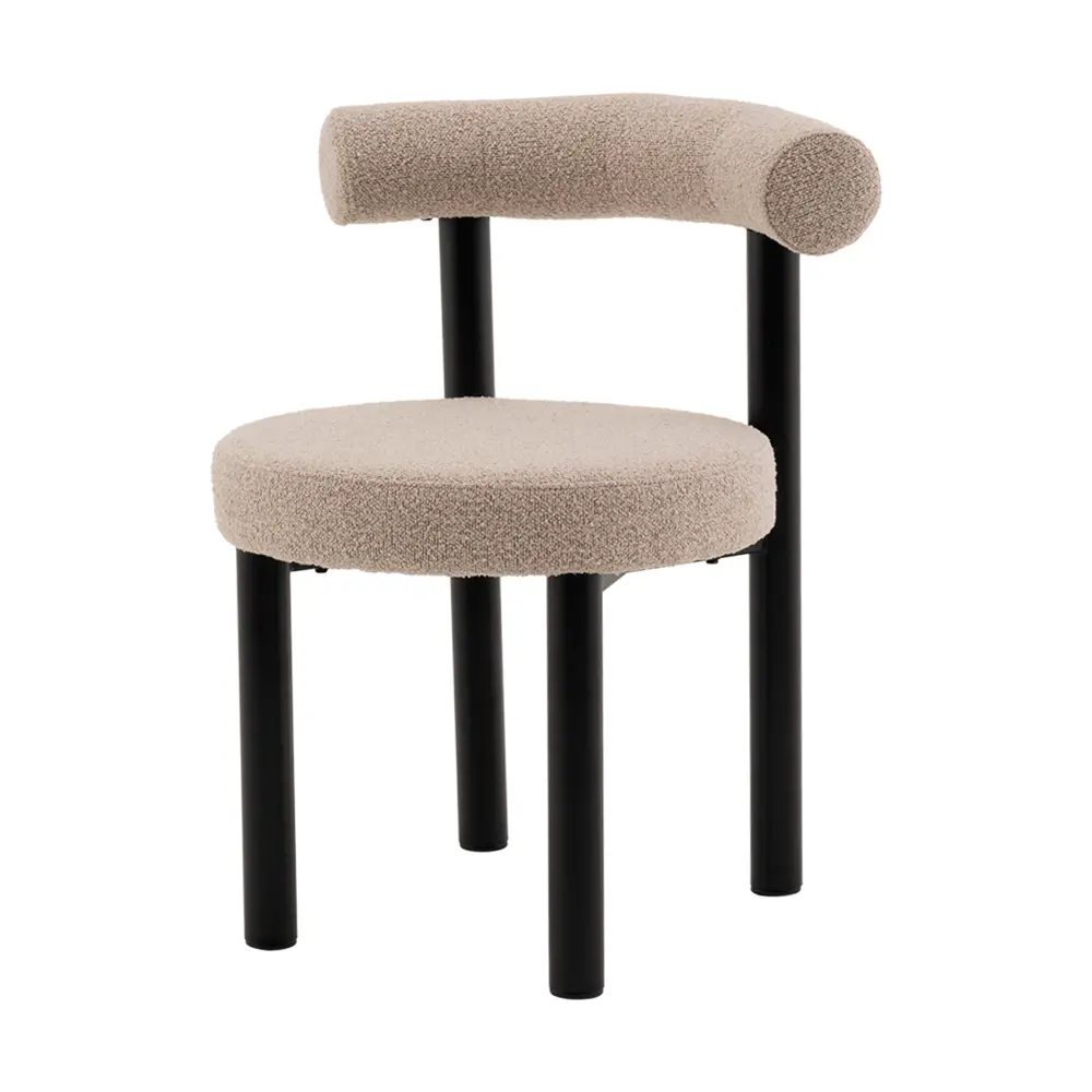 Фото 3 Стул Stool group Tomo 51x75x58 см ткань цвет бежевый Фото 3 Стул Stool group Tomo 51x75x58 см ткань цвет бежевый