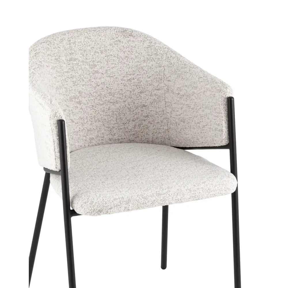 Фото 3 Стул Stool group Carmel 49x79x60 см ткань цвет бело-серый 2 шт. Фото 3 Стул Stool group Carmel 49x79x60 см ткань цвет бело-серый 2 шт.