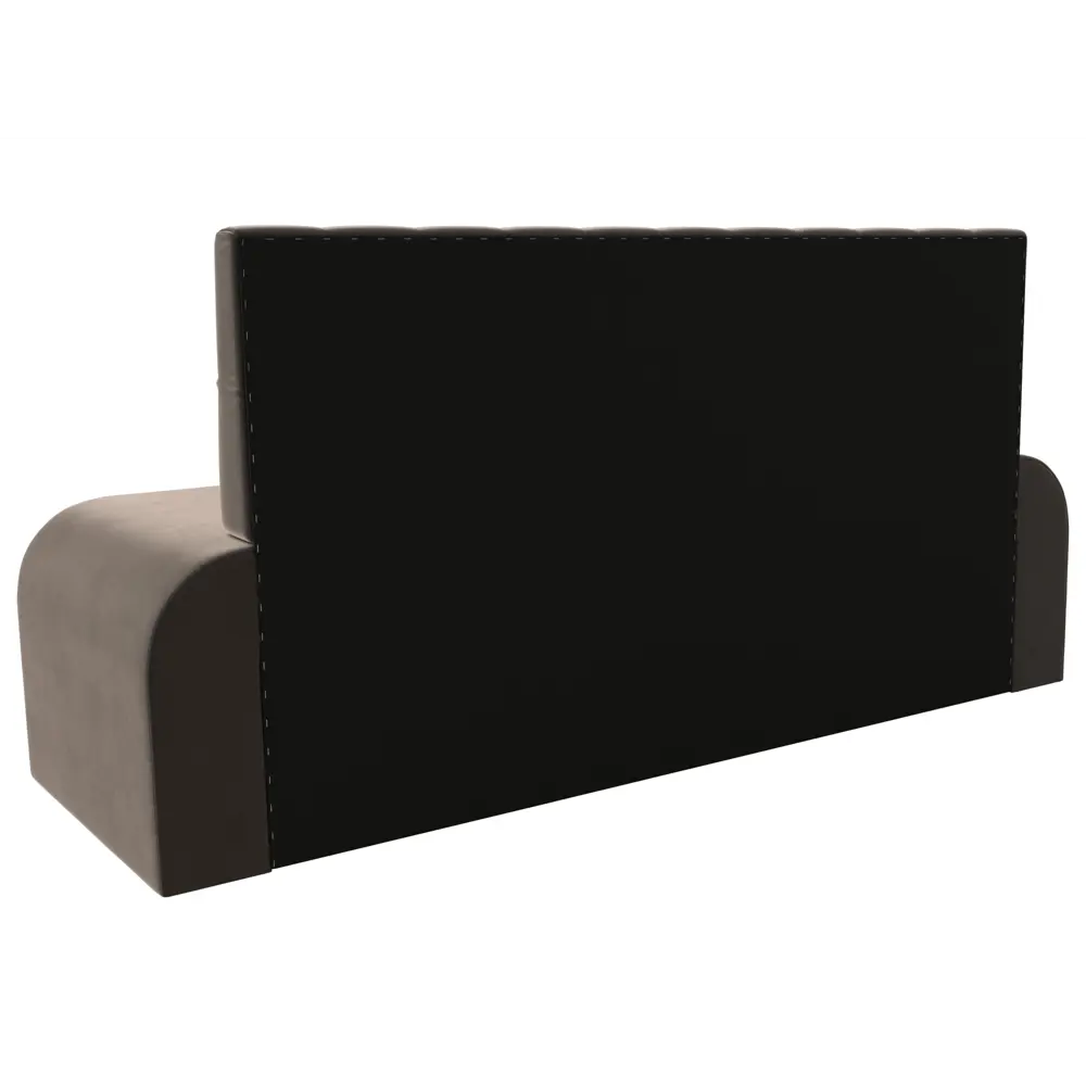 Фото 3 Диван кухонный прямой Кармен Люкс Лига диванов 114283 198x89x62 см велюр цвет коричневый