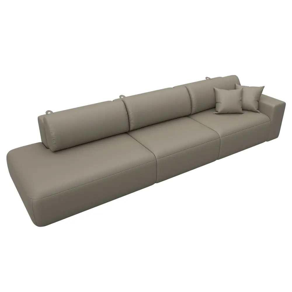 Фото 6 Диван прямой Лига-036 НПБ Модерн Лонг подлокотник справа Лига диванов 127689 365x84x111 см экокожа цвет grifon 04 бежевый Фото 6 Диван прямой Лига-036 НПБ Модерн Лонг подлокотник справа Лига диванов 127689 365x84x111 см экокожа цвет grifon 04 бежевый