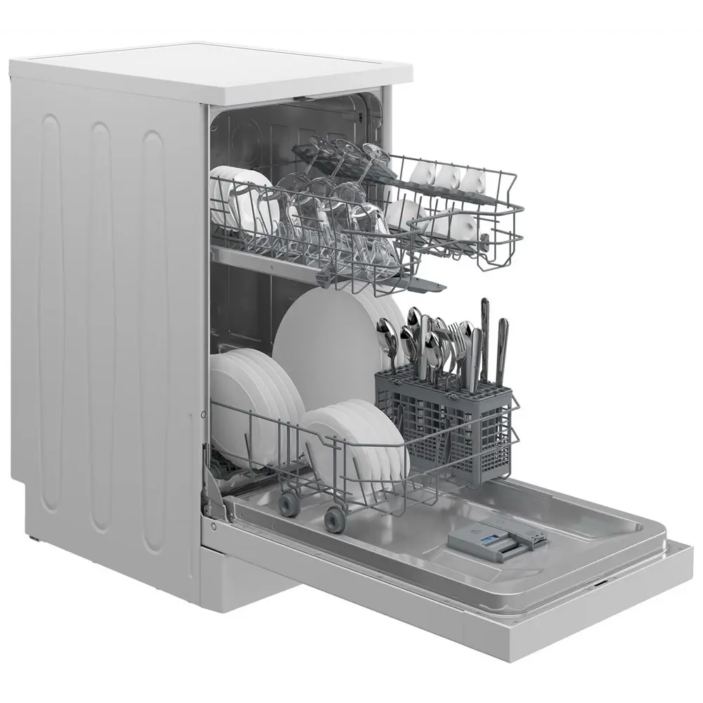 Фото Отдельностоящая посудомоечная машина Hotpoint HFS 1C57 44.8 см 5 программ цвет белый Фото Отдельностоящая посудомоечная машина Hotpoint HFS 1C57 44.8 см 5 программ цвет белый