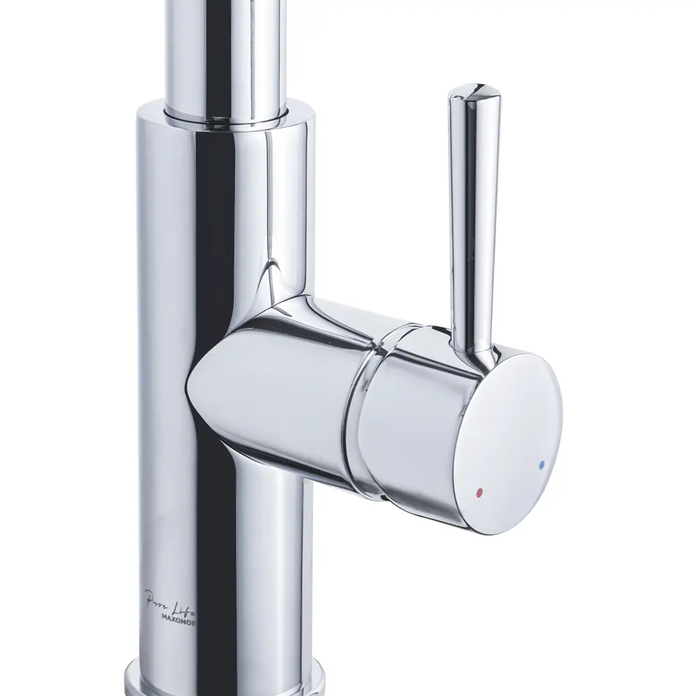 Фото 2 Смеситель для кухни Maxonor pure life PL4281 поворотный излив 26.7 см цвет хром, хромированный Фото 2 Смеситель для кухни Maxonor pure life PL4281 поворотный излив 26.7 см цвет хром, хромированный