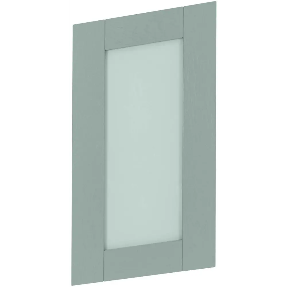 Фото 2 Фасад-витрина кухонного шкафа Томари 39.7x76.5 см KONSENSA МДФ цвет голубой Фото 2 Фасад-витрина кухонного шкафа Томари 39.7x76.5 см KONSENSA МДФ цвет голубой