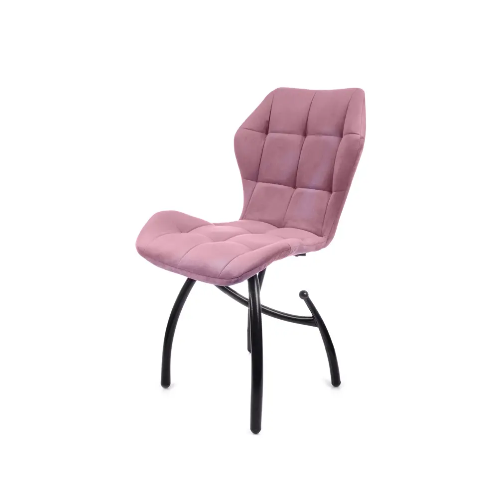 Фото Стул M-group Бабочка 14080454 44x96x46 см велюр цвет черный 2 шт.