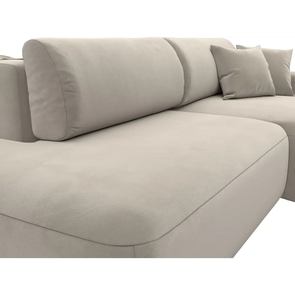 Фото 3 Диван угловой Лига-036 НПБ Модерн правый угол Лига диванов 121398 267x84x162 см микровельвет цвет бежевый Фото 3 Диван угловой Лига-036 НПБ Модерн правый угол Лига диванов 121398 267x84x162 см микровельвет цвет бежевый