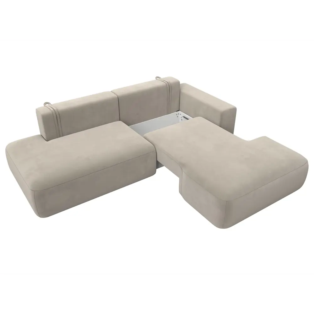 Фото 7 Диван угловой Лига-036 НПБ Модерн правый угол Лига диванов 121398 267x84x162 см микровельвет цвет бежевый Фото 7 Диван угловой Лига-036 НПБ Модерн правый угол Лига диванов 121398 267x84x162 см микровельвет цвет бежевый