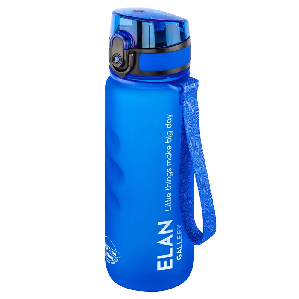 Фото 6 Бутылка для воды Elan Gallery 280138 Style Matte 0.50 л стекло цвет синий Фото 6 Бутылка для воды Elan Gallery 280138 Style Matte 0.50 л стекло цвет синий