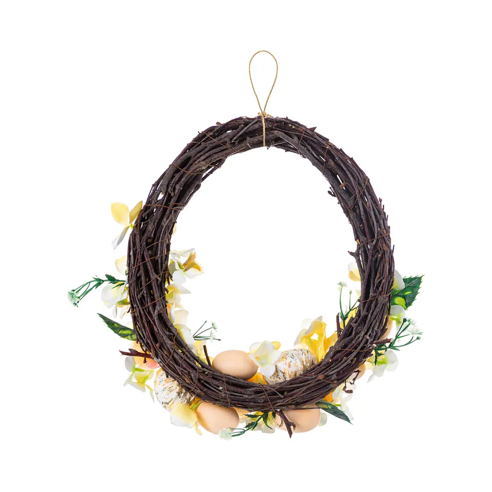 Фото 7 Пасхальное украшение венок "Весеннее цветение" 34x28x8 см Фото 7 Пасхальное украшение венок "Весеннее цветение" 34x28x8 см