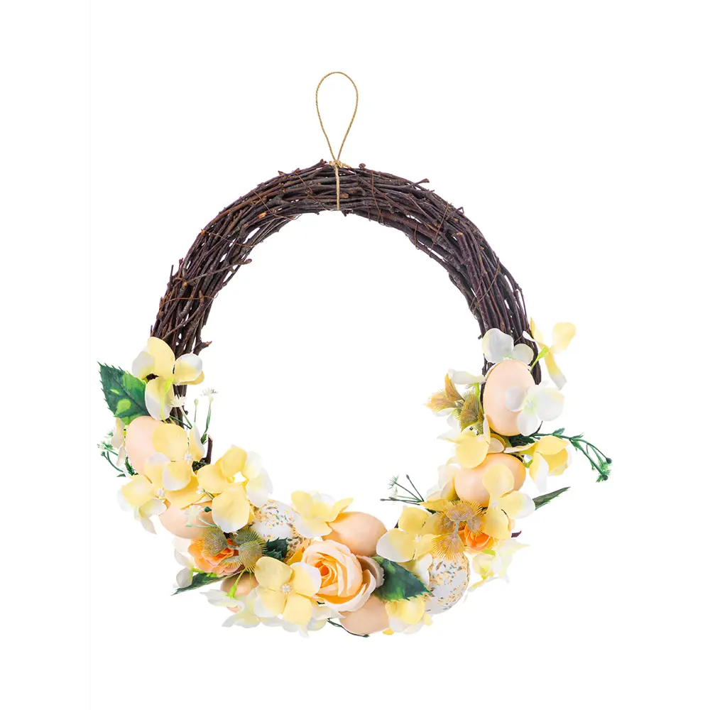 Фото 5 Пасхальное украшение венок "Весеннее цветение" 34x28x8 см Фото 5 Пасхальное украшение венок "Весеннее цветение" 34x28x8 см