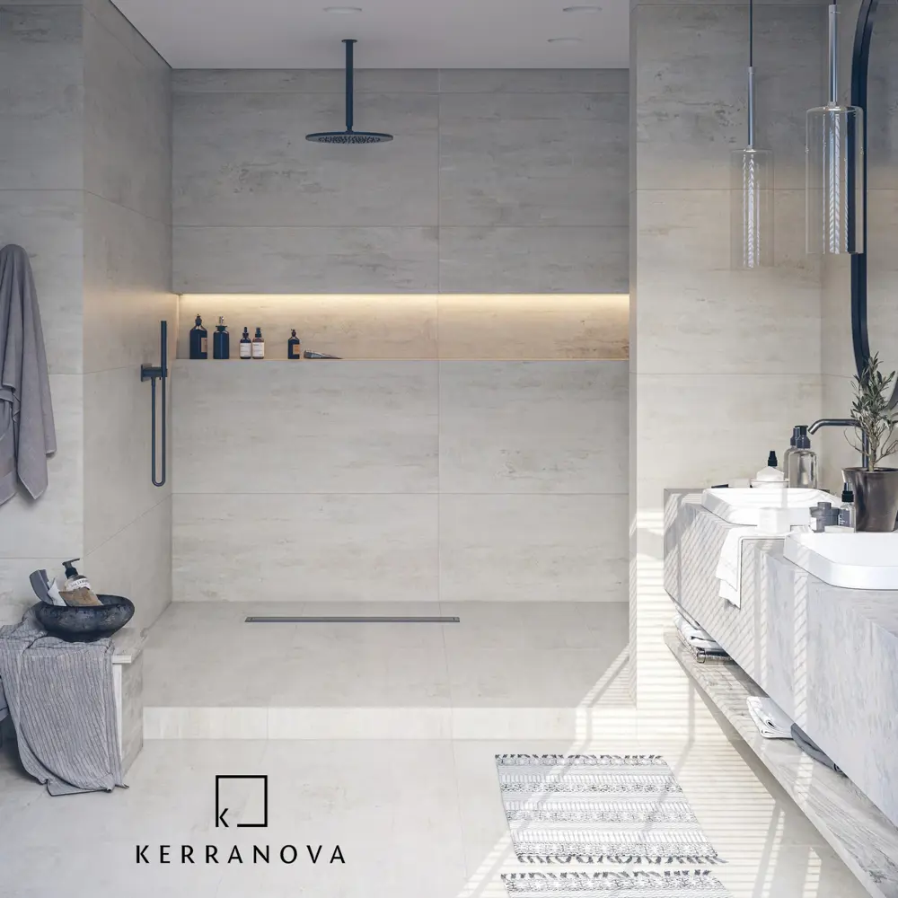Фото Керамогранит Kerranova Elevator K-2010/MR/600x1200 60x120см цвет бежевый Фото Керамогранит Kerranova Elevator K-2010/MR/600x1200 60x120см цвет бежевый