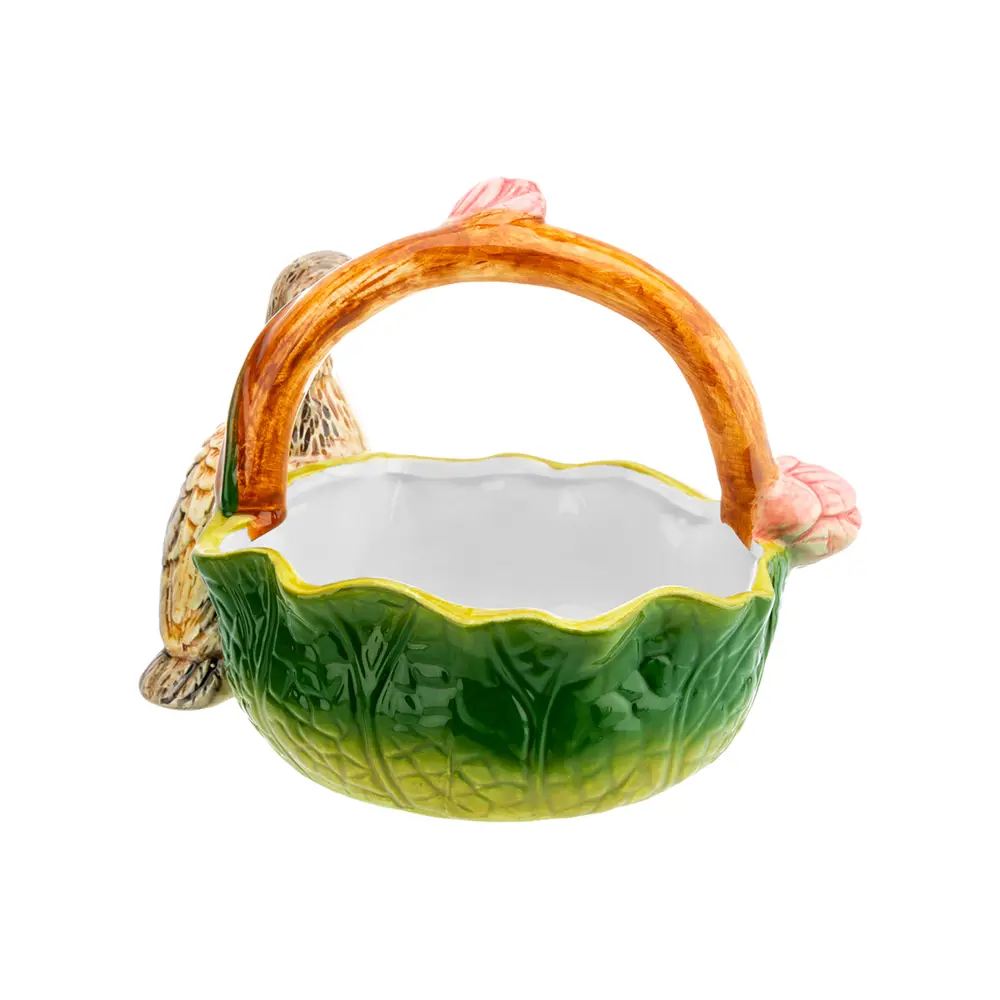 Фото 11 Блюдо сервировочное Elan Gallery Уточка 19x24.2 см керамика цвет серый/коричневый/оранжевый/зеленый/желтый