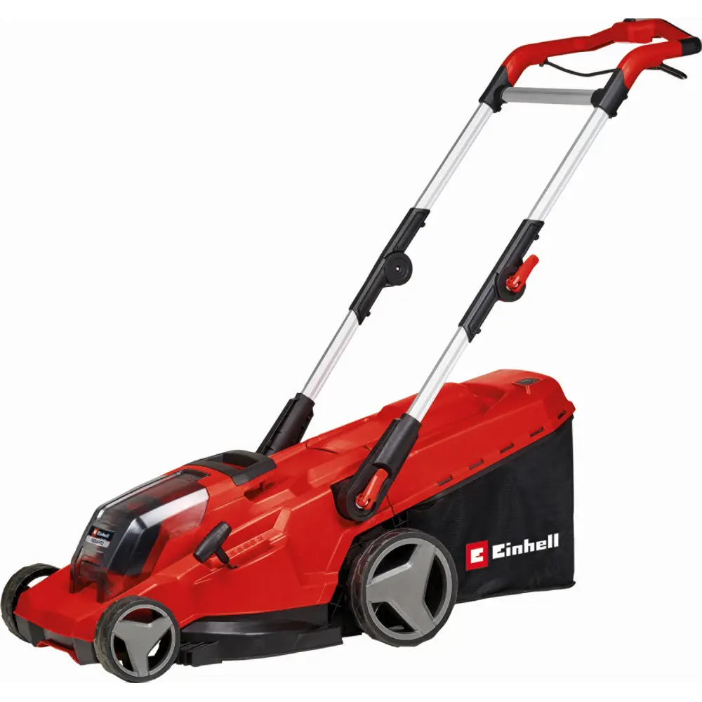 Фото Газонокосилка аккумуляторная бесщеточный Einhell PXC RASARRO 36/40 36 В 40 см 2x4 Ач АКБ и ЗУ входит в комплект Фото Газонокосилка аккумуляторная бесщеточный Einhell PXC RASARRO 36/40 36 В 40 см 2x4 Ач АКБ и ЗУ входит в комплект