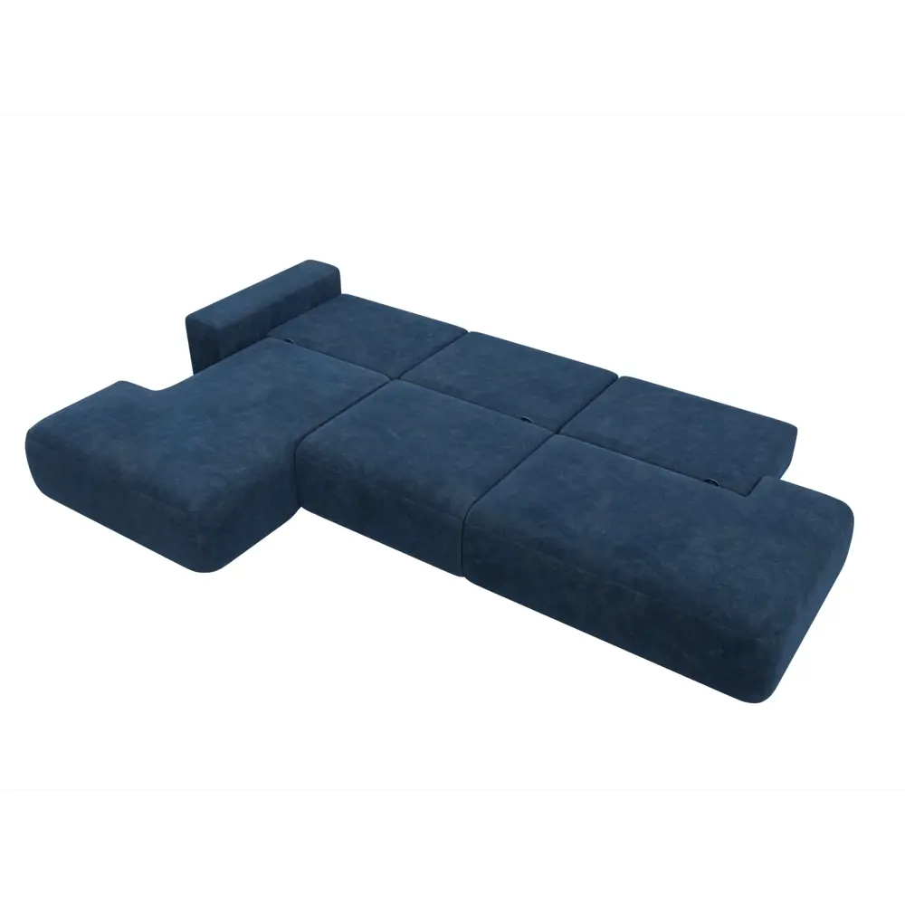 Фото 10 Диван угловой Лига-036 НПБ Модерн Лонг левый угол Лига диванов 127747L 365x84x162 см велюр цвет brut 11 синий Фото 10 Диван угловой Лига-036 НПБ Модерн Лонг левый угол Лига диванов 127747L 365x84x162 см велюр цвет brut 11 синий