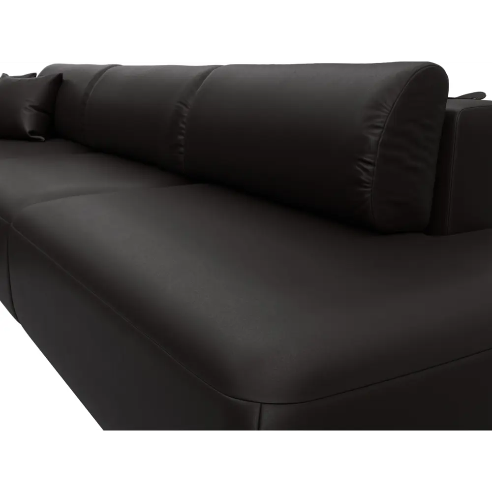 Фото 3 Диван угловой Лига-036 НПБ Модерн Лонг левый угол Лига диванов 127750L 365x84x162 см экокожа цвет grifon 12 коричневый