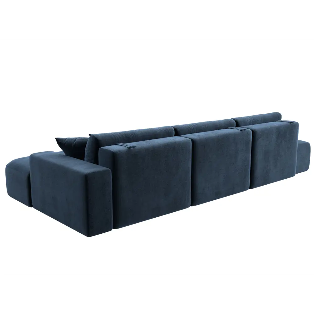Фото 5 Диван угловой Лига-036 НПБ Модерн Лонг правый угол Лига диванов 127756 365x84x162 см велюр цвет tower 13 синий Фото 5 Диван угловой Лига-036 НПБ Модерн Лонг правый угол Лига диванов 127756 365x84x162 см велюр цвет tower 13 синий