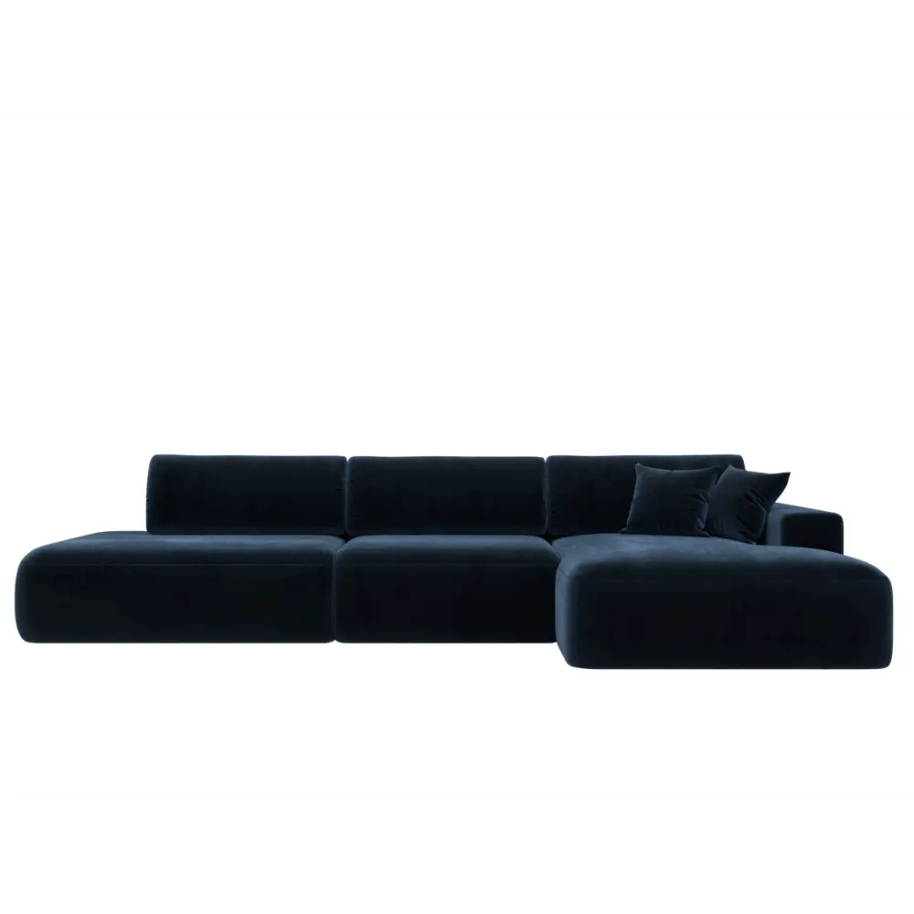 Фото 2 Диван угловой Лига-036 НПБ Модерн Лонг правый угол Лига диванов 127756 365x84x162 см велюр цвет tower 13 синий Фото 2 Диван угловой Лига-036 НПБ Модерн Лонг правый угол Лига диванов 127756 365x84x162 см велюр цвет tower 13 синий