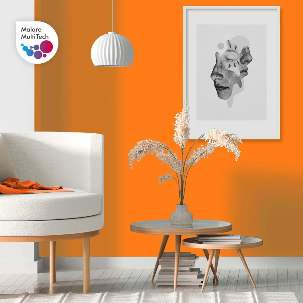 Фото 4 Краска для стен и потолка моющаяся Malare гмоющ_230 Professional быстросохнущая матовая цвет сочный цитрус 2.7 л Фото 4 Краска для стен и потолка моющаяся Malare гмоющ_230 Professional быстросохнущая матовая цвет сочный цитрус 2.7 л