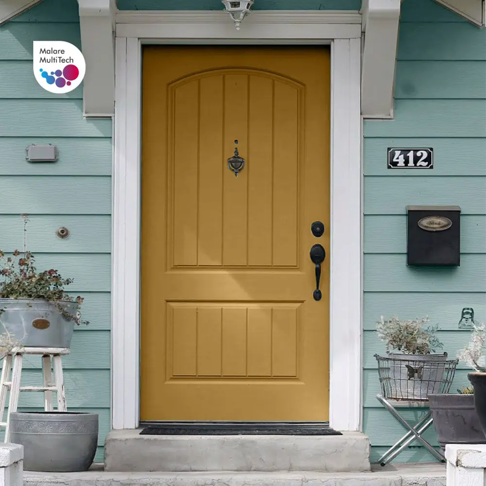 Фото 5 Краска резиновая универсальная Malare ProfleX Latex быстросохнущая полуглянцевая цвет стальной голубой 0.5 кг