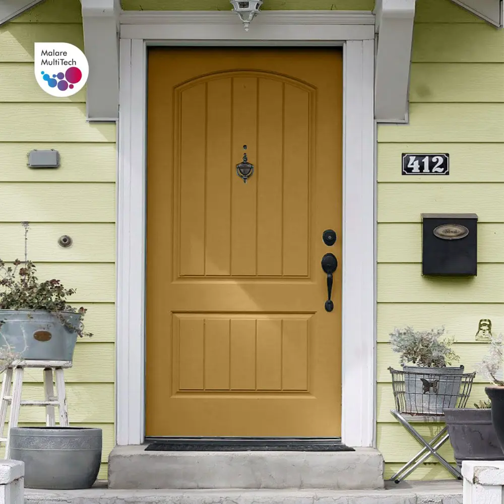 Фото 4 Краска для деревянного забора Malare дзабкрыш_0070 Wood антисептическая быстросохнущая без запаха матовая цвет слоновая кость 1 кг