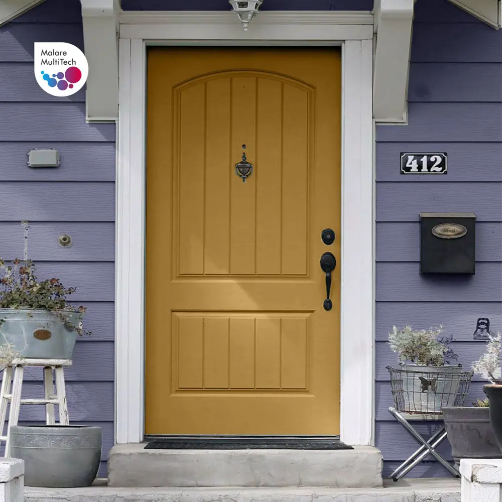 Фото 2 Краска для деревянного забора Malare дзабкрыш_0077 Wood антисептическая быстросохнущая без запаха матовая цвет темно-серый 10 кг