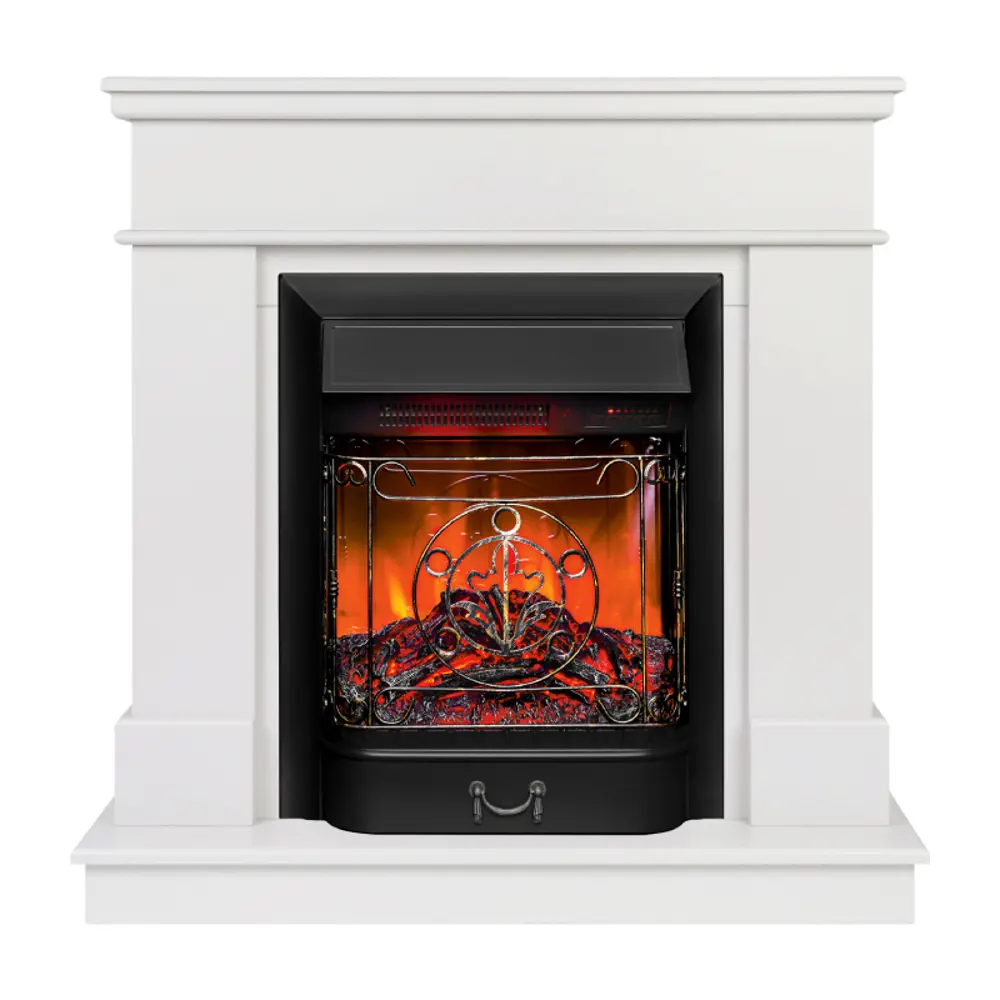 Фото Каминокомплект Realflame Selena с очагом Majestic Lux BL 1500Вт молочный Фото Каминокомплект Realflame Selena с очагом Majestic Lux BL 1500Вт молочный