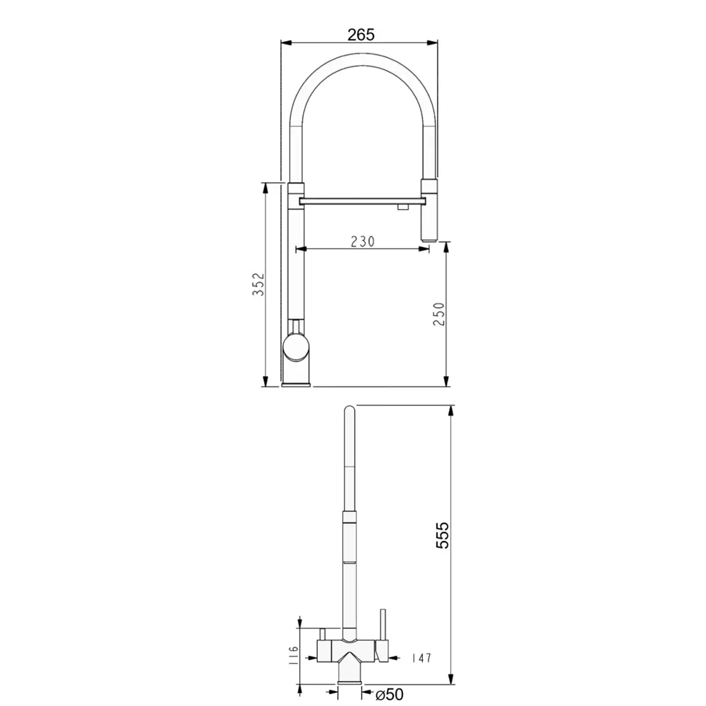 Фото 9 Смеситель для кухни Agger TL05-00933 гибкий излив 25 см цвет никель Фото 9 Смеситель для кухни Agger TL05-00933 гибкий излив 25 см цвет никель