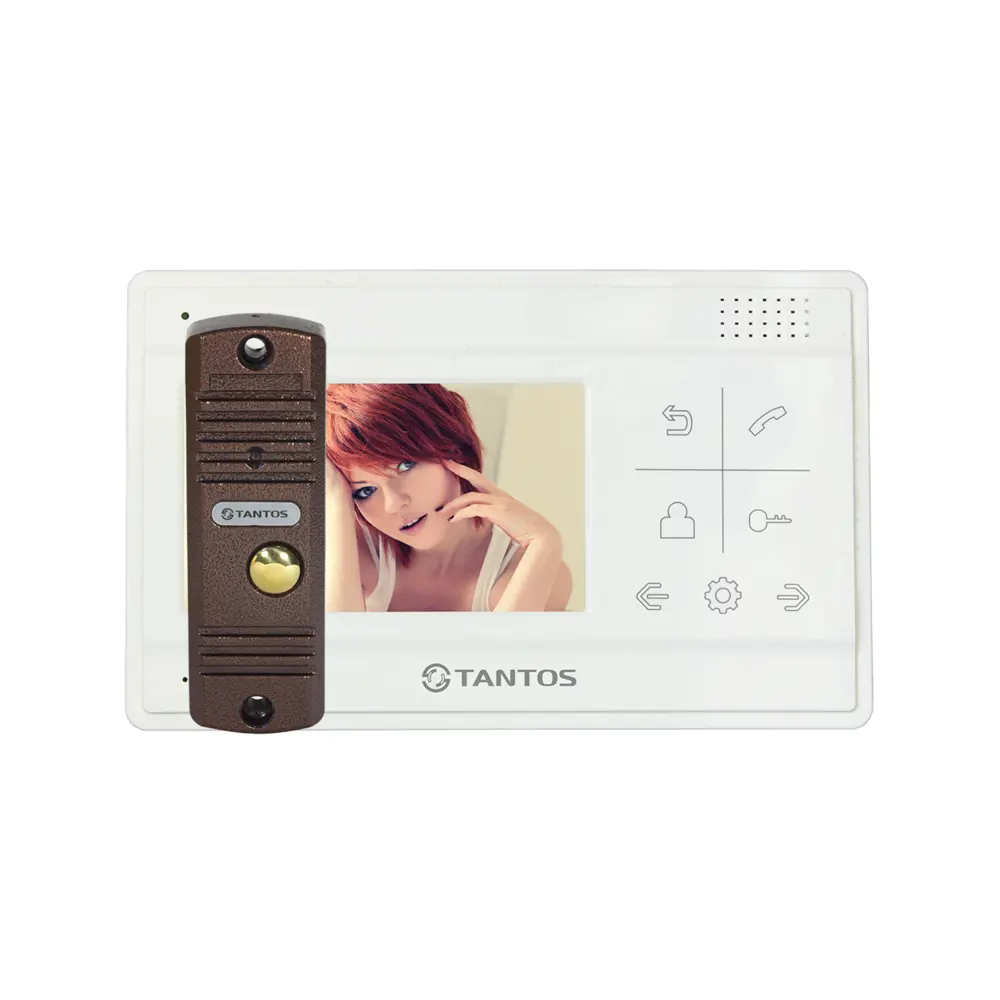 Фото 2 Комплект видеодомофона Tantos Lilu kit 4.3" цвет белый Фото 2 Комплект видеодомофона Tantos Lilu kit 4.3" цвет белый